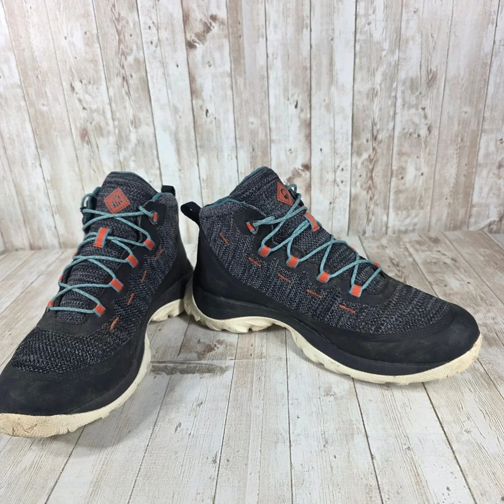 REI Co-op Hydro Walk Men's Lightweight Hiking Trail‎ Boots Gray Orange Size 10